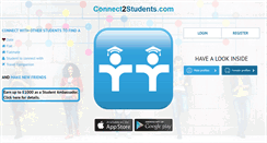 Desktop Screenshot of connect2students.com